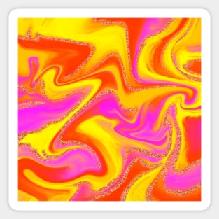 Colorful Abstract Design Sticker